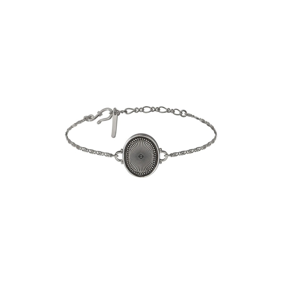 Satellite Paris  | Bracelet Souple Intemporel Metal I E Argent